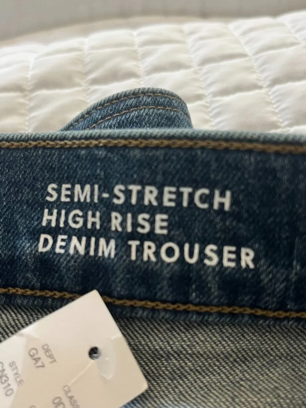 J.Crew Denim Trouser High Rise Semi-Stretch Jeans Size 29